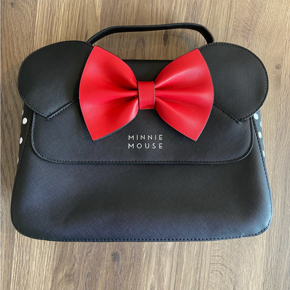 Loungefly Disney Minnie Mouse Satchel with Red Bow
